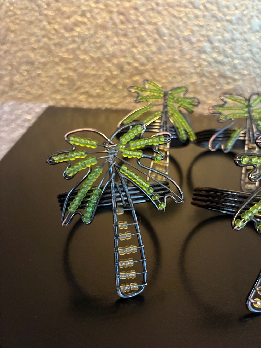 PALM TREE NAPKIN RINGS 🌴 - Picture 2 of 5